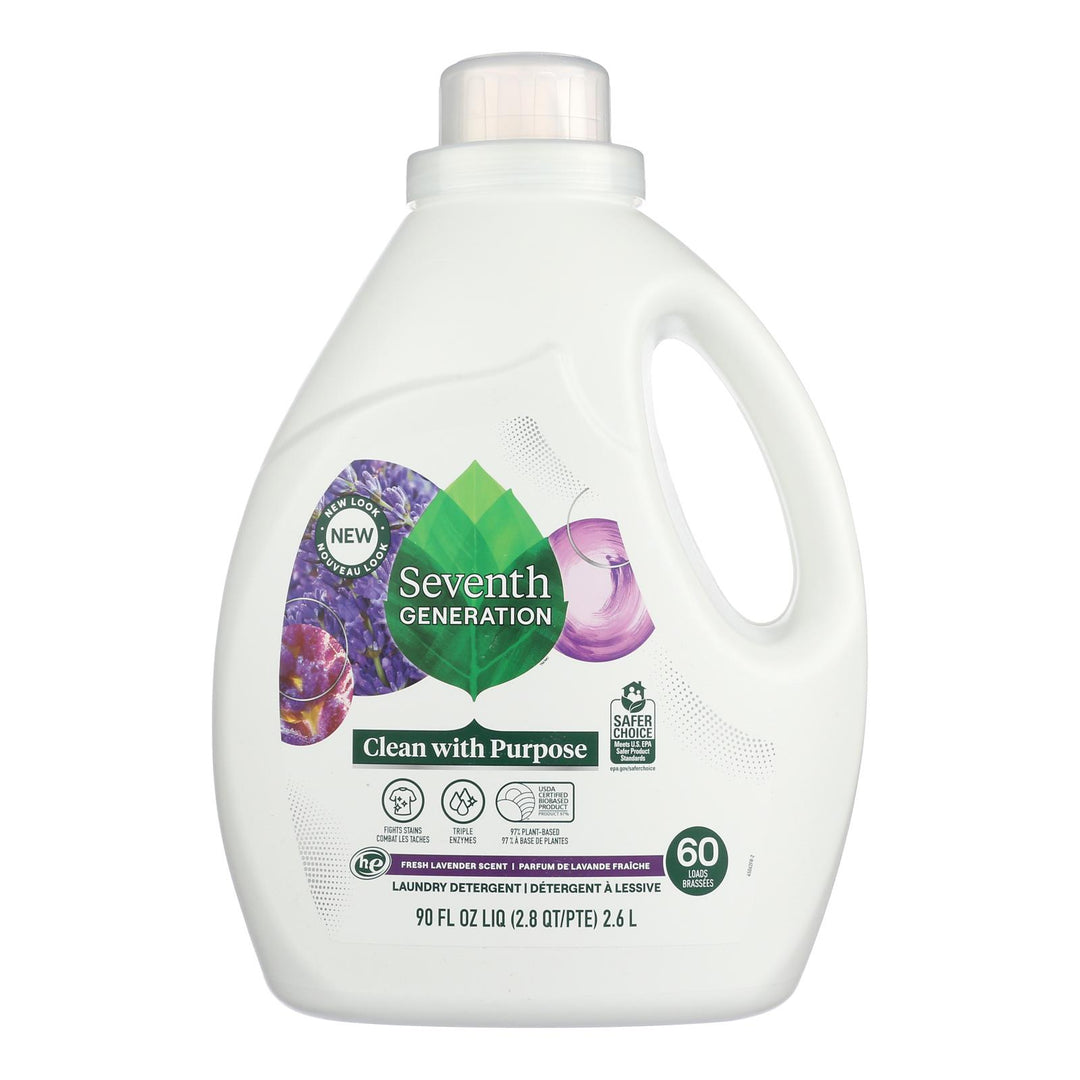 Seventh Generation - Liquid Laundry Lavender - Case Of 4-90 Fz - Maras Green